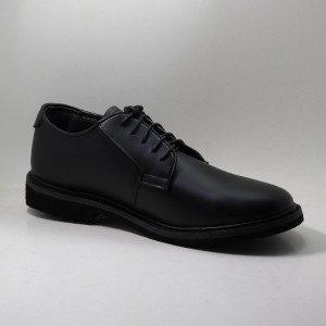 Black Action Leather Oxford Dress Military Officer Men Shoes