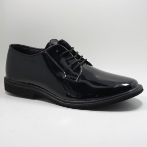 Black Patent Leather Military Mens Office Police Shoes